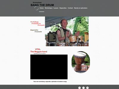 bangthedrum.nl snapshot