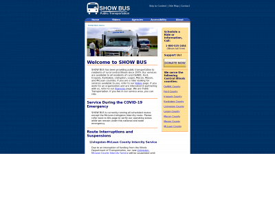 showbusonline.org snapshot