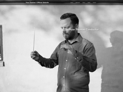 huwthomasconductor.com snapshot