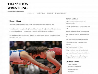 transitionwrestling.com snapshot