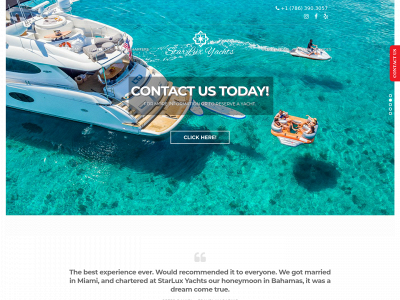 starluxyachts.com snapshot