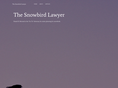 snowbirdestateplanning.com snapshot