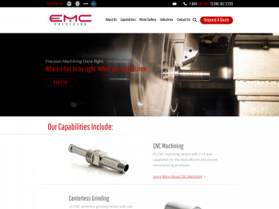 emcprecision.com snapshot
