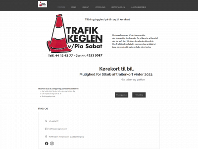 trafikkeglen.dk snapshot