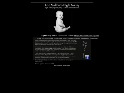 eastmidlandsnightnanny.co.uk snapshot