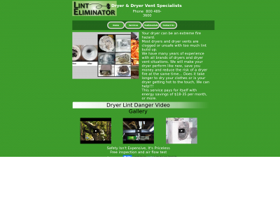 www.linteliminator.com snapshot
