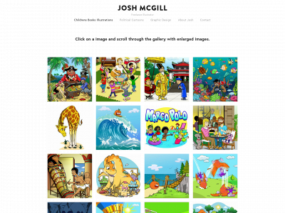 joshmcgilltoons.com snapshot