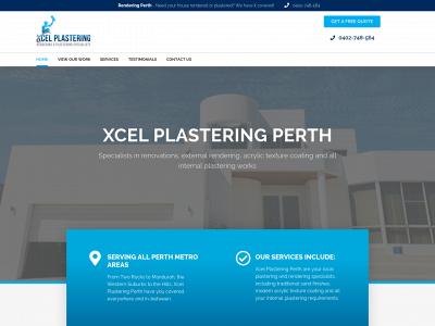 xcelplasteringperth.com.au snapshot
