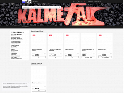 kalmetal.lt snapshot
