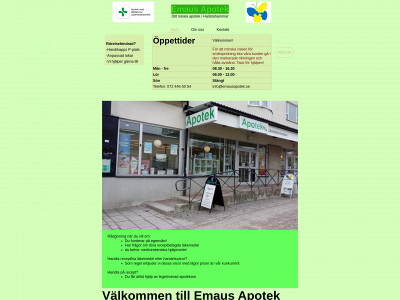 emausapotek.se snapshot
