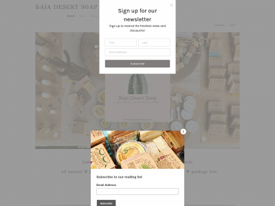 www.bajadesertsoap.com snapshot