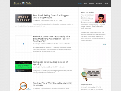 reviewofweb.com snapshot