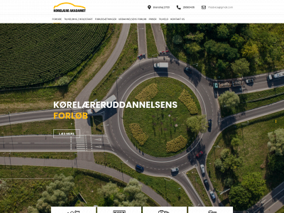koerelaereakadamet.dk snapshot