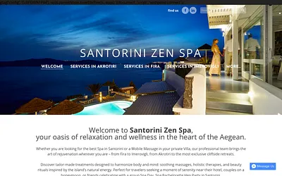 www.santorinizenspa.com snapshot