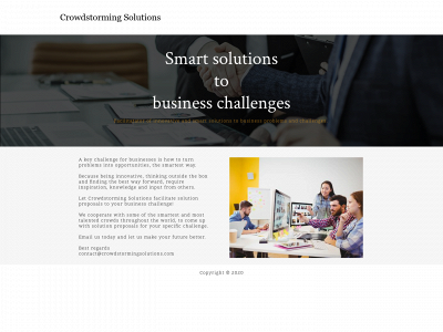 crowdstormingsolutions.com snapshot