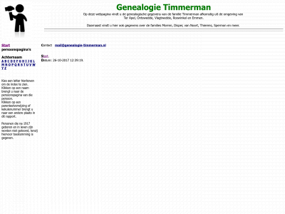 genealogie-timmerman.nl snapshot