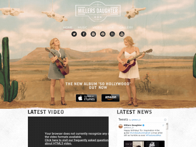 millersdaughtermusic.co.uk snapshot