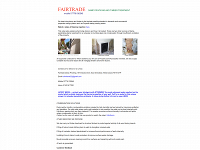 dampproofingandtimber.co.uk snapshot