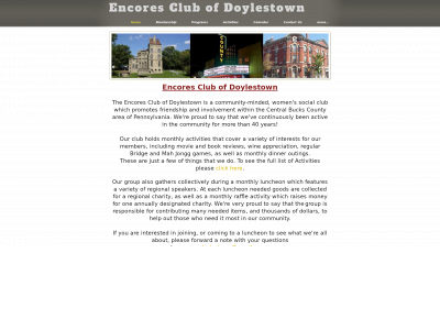 www.encoresdoylestown.com snapshot