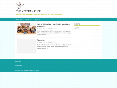theveteranchef.com snapshot