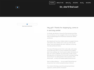 nonnieknows.com snapshot