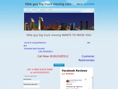 www.littleguybigtruckmoving.com snapshot
