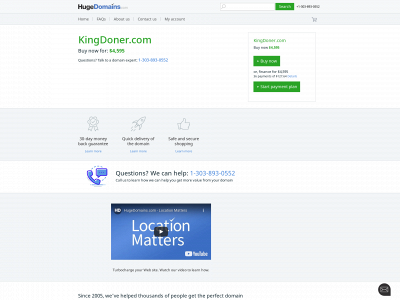kingdoner.com snapshot