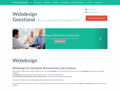 webdesign-geestland.de snapshot