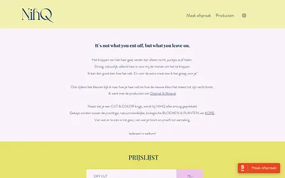 nihqhair.nl snapshot