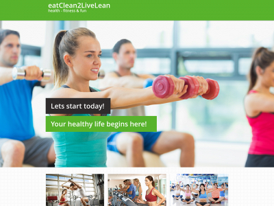 eatclean2livelean.com snapshot
