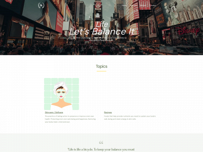 lifeletsbalanceitblog.com snapshot