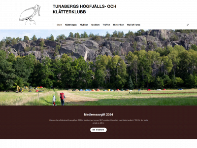 tunabergsklatterklubb.se snapshot