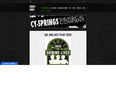 www.cyspringstheatricalcompany.com snapshot