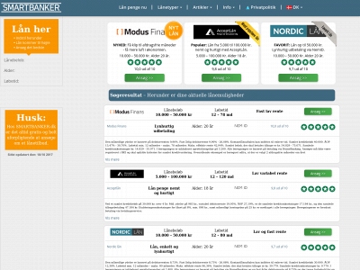 smartbanker.dk snapshot