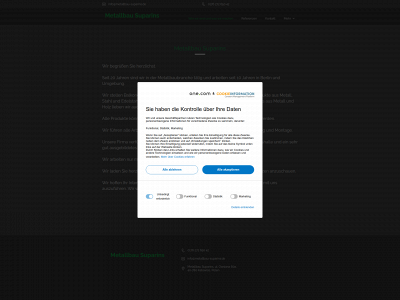 metallbau-suparins.de snapshot