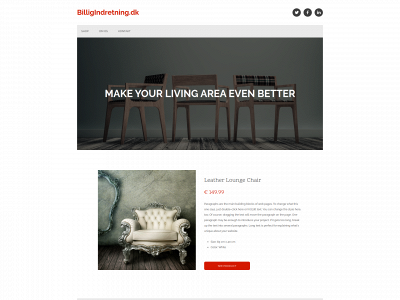 billigindretning.dk snapshot