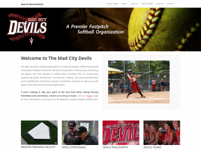 devilssoftball.com snapshot