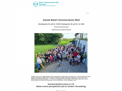 bahaisommerskole.dk snapshot