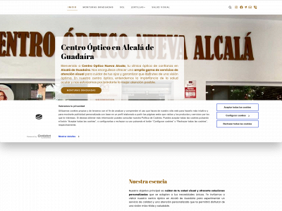 centroopticonuevaalcala.es snapshot