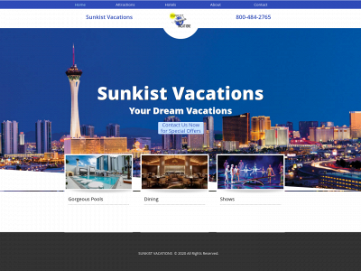 sunkistvacations.com snapshot