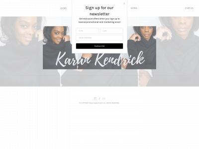 www.karankendrick.com snapshot