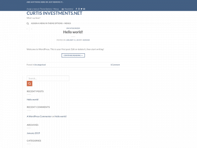 curtisinvestments.net snapshot