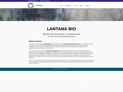lantanabio.com snapshot