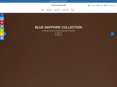 uniquesapphires.com snapshot
