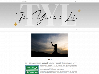 theyieldedlife.com snapshot
