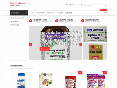 weightloss-corner.com snapshot