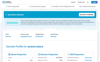 avision.store snapshot