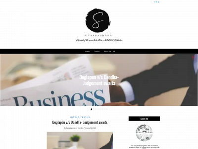 siyaaraghava.blog snapshot