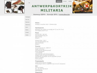 gentmilitaria.be snapshot