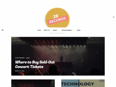 twentyeightrecords.com snapshot